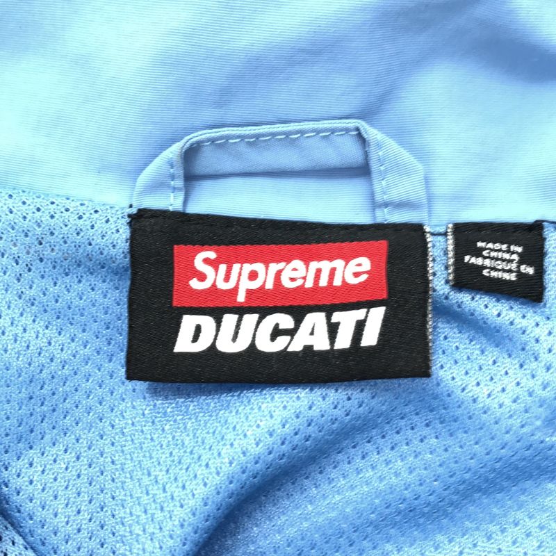 中古】Supreme×Ducati Track Jacket サイズM ライトブルー[91] - メルカリ