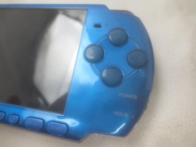 ゲーム PSP 本体 PSP3000 動作品 PSP 3000 バイブラント ブルー 本体