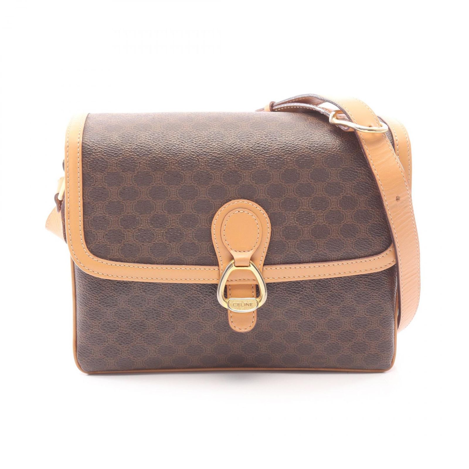 CELINE セリーヌ マカダム ショルダーバッグ