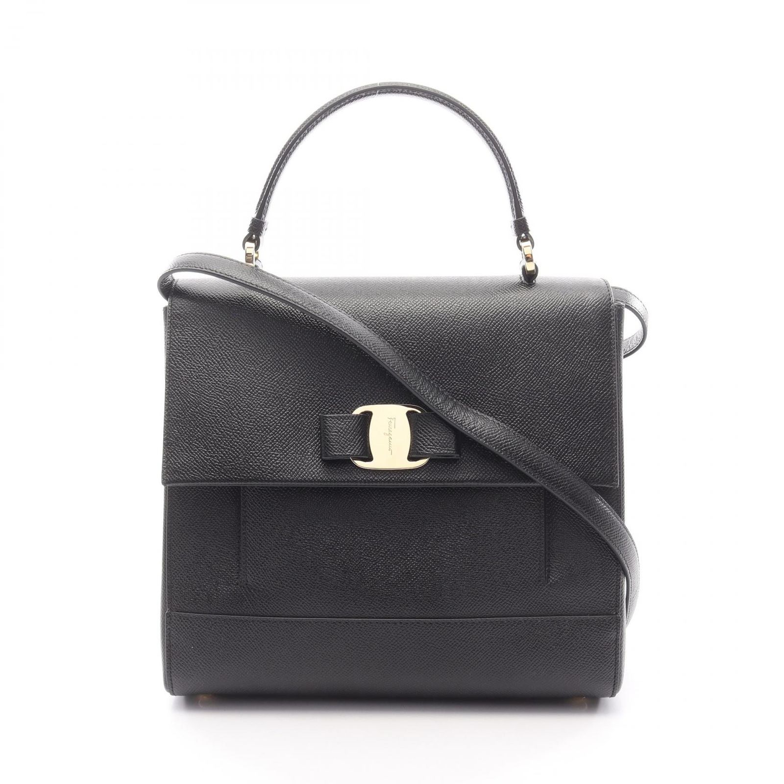 Salvatore Ferragamo サルヴァトーレフェラガモ ヴァラリボン 2WAY ハンドバッグ