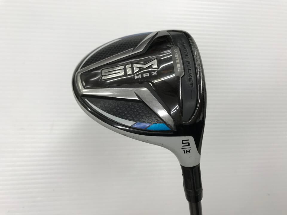 テーラーメイド　SIM MAX　18度　TENSEI BLUE TM50　Sフレックス　フェアウェイウッド　中古　ゴルフドゥ！新大宮バイパス浦和店【最短即日発送】