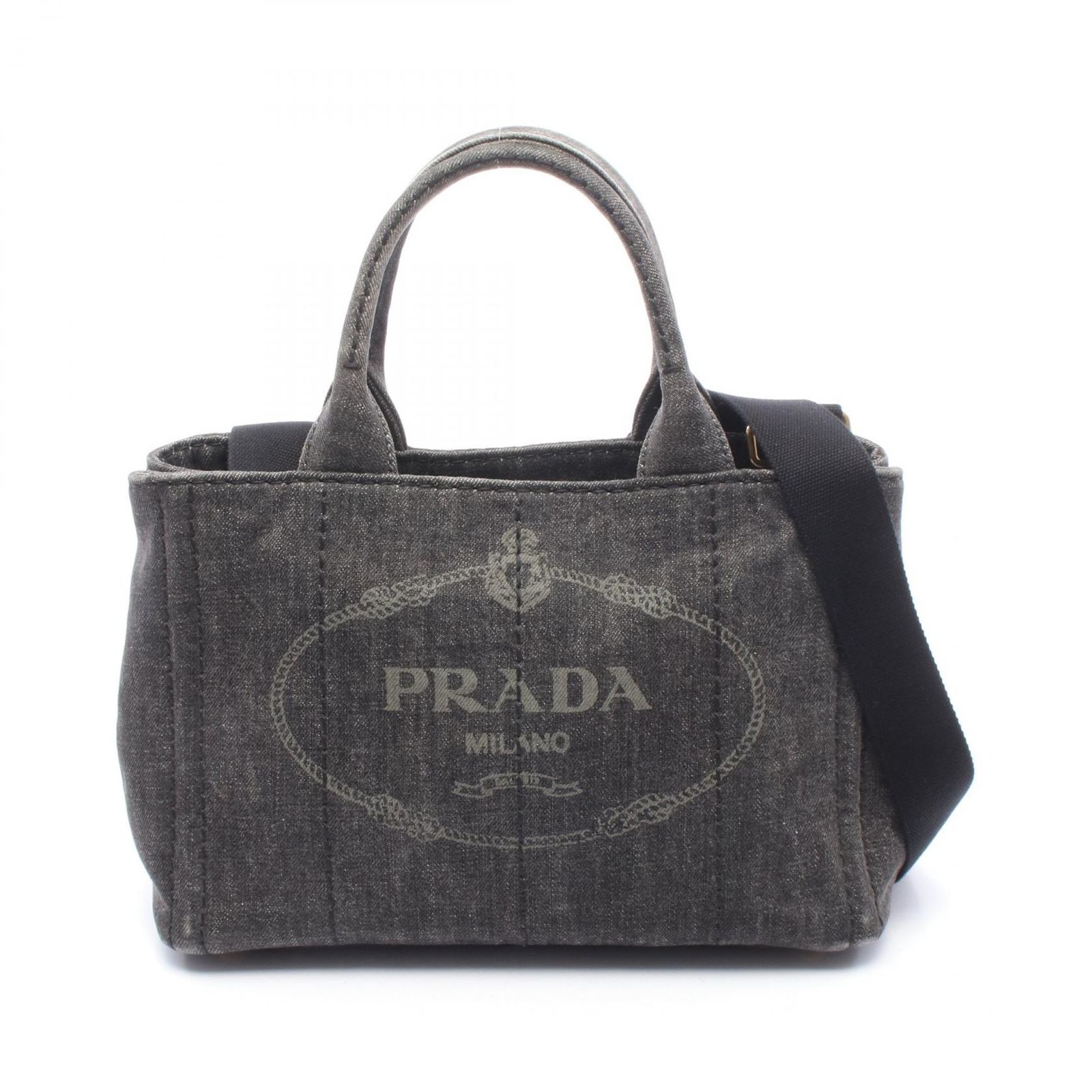 PRADA プラダ DENIM CANAPA カナパ 2WAY トートバッグ