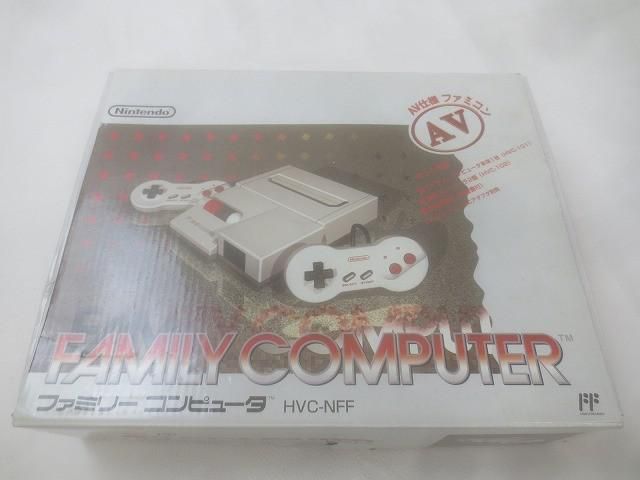 ゲーム ファミコン 本体 動作品 HVC−101 AV仕様 箱 説明書 コントローラー 付き 中古品