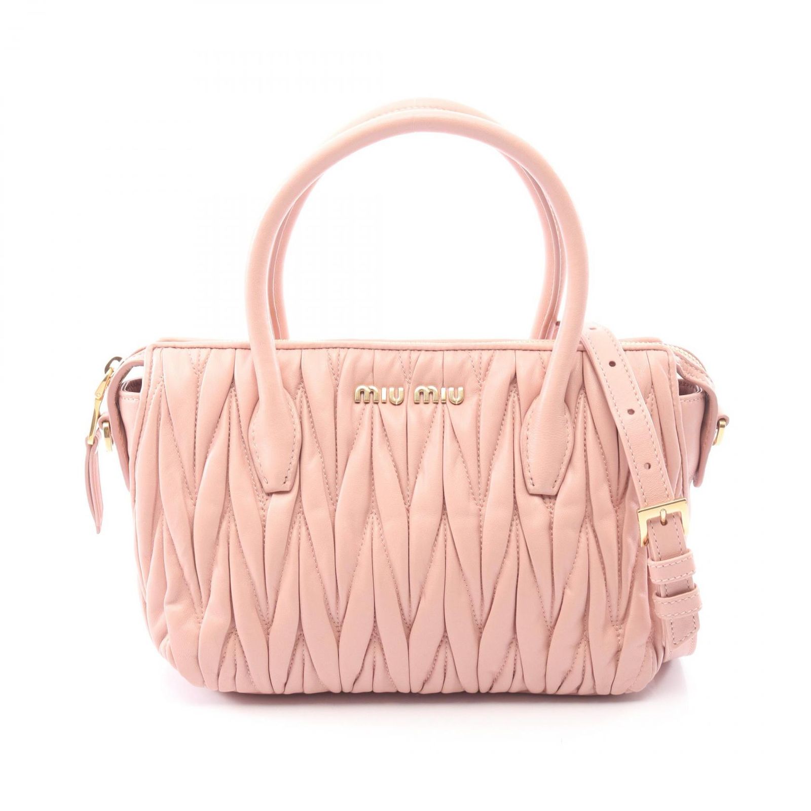 Miu Miu ミュウ ミュウ マテラッセ 2WAY ハンドバッグ