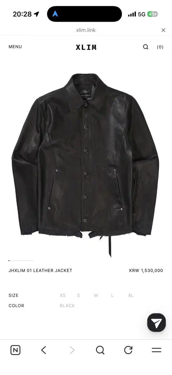JHXLIM 01 LEATHER JACKET