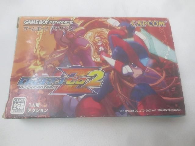 ゲーム ゲームボーイアドバンス ソフト ロックマン ゼロ2 箱 説明書