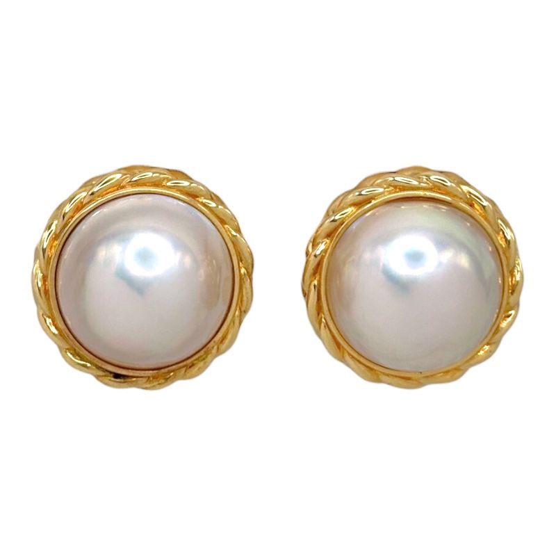 Tasaki Tasaki Pearl Earrings Gold/Pearl K18YG Pearl Jewelry