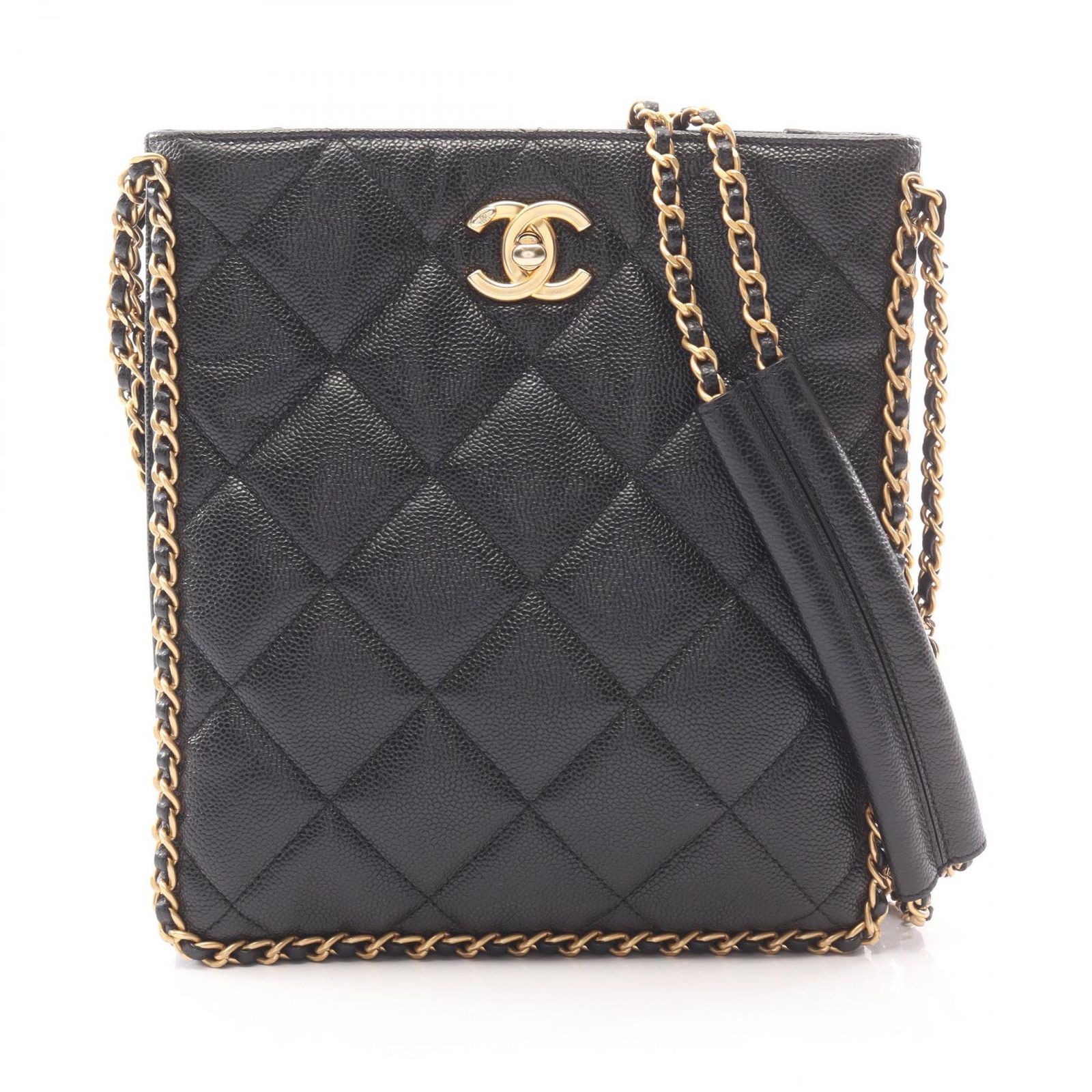 CHANEL シャネル スモールショッピングバッグ マトラッセ ショルダーバッグ 328,860円