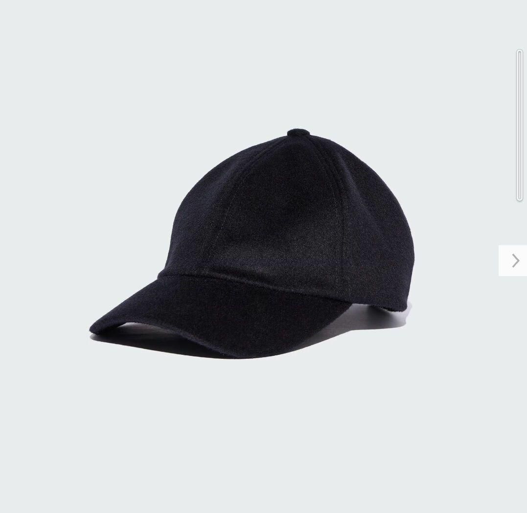 UNIQLO UVカット ウールカシミヤ キャップ MB CTHY