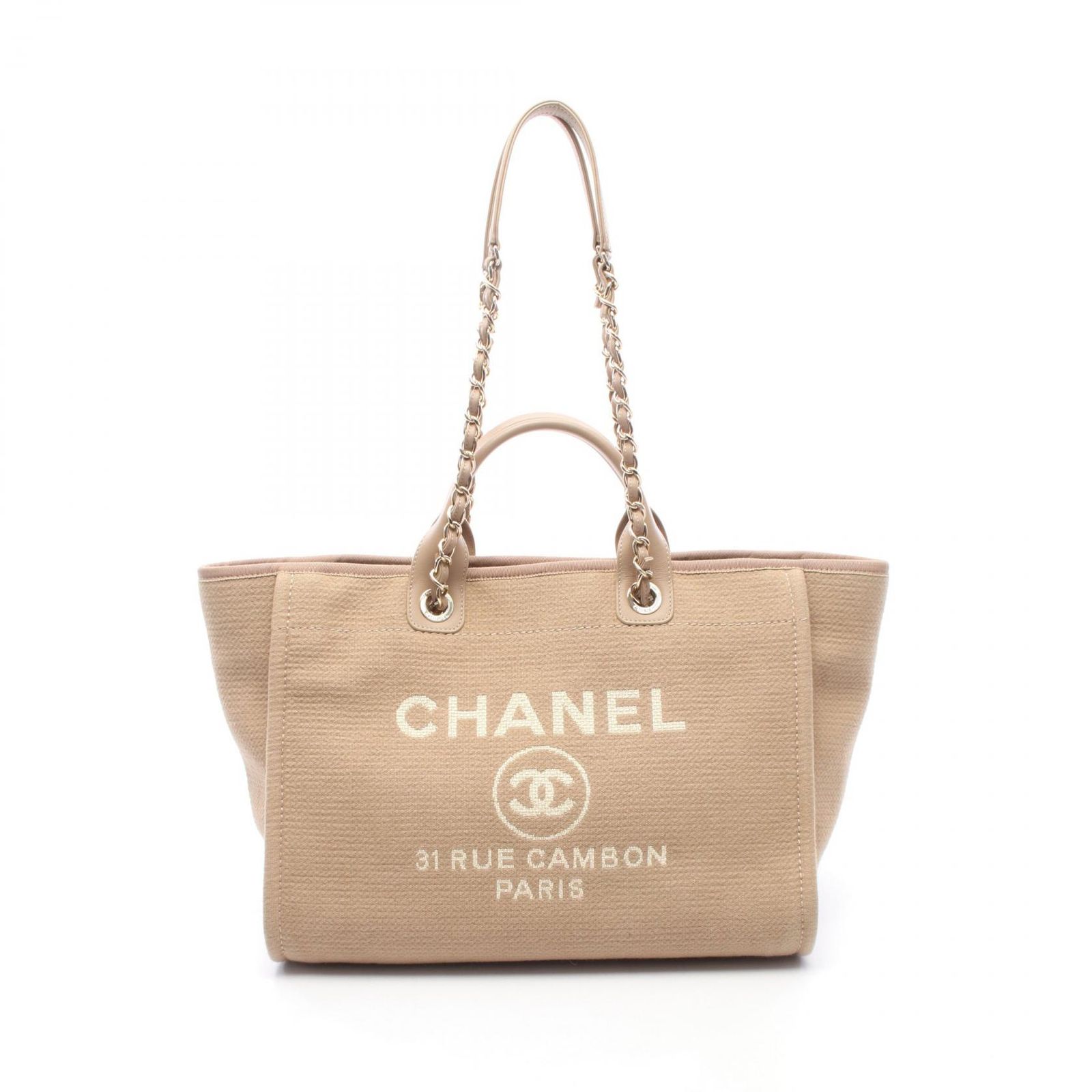 CHANEL シャネル ドーヴィル トートバッグ