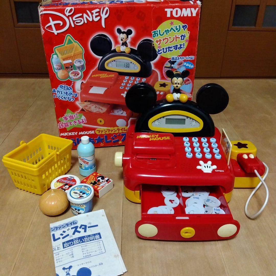 【ジャンク品】Disney ミッキーマウス レジスター おもちゃ