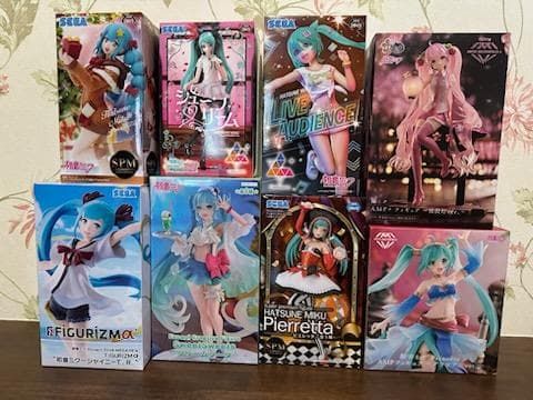 【未開封】初音ミク　フィギュア８個セット
