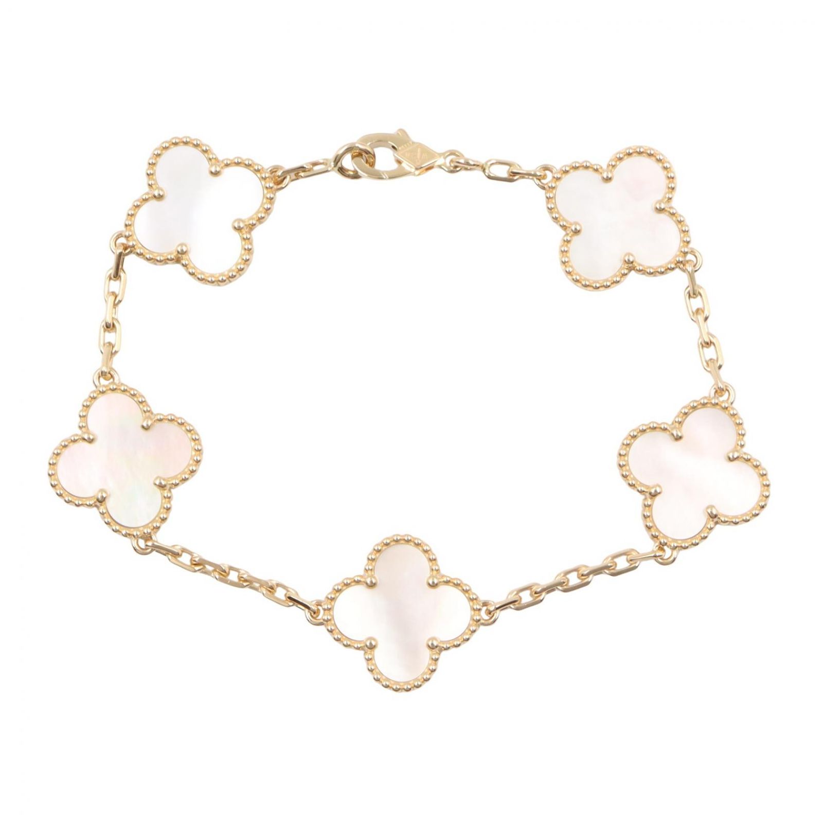 Van Cleef & Arpels ヴァンクリーフ＆アーペル ヴィンテージアルハンブラ 5モチーフ マザーオブパール ブレスレッ ブレスレット