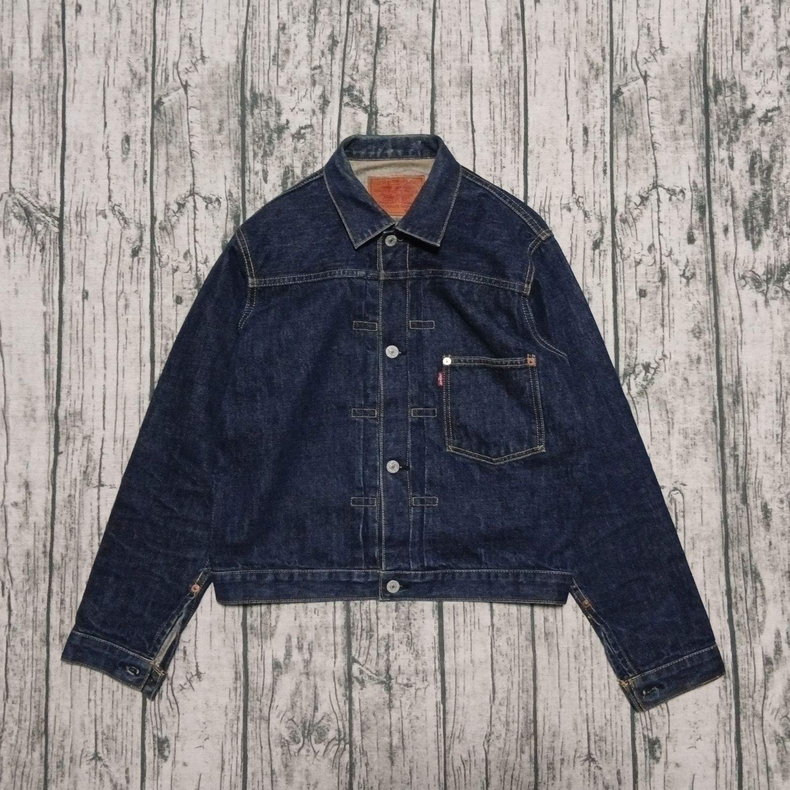 大戦 4つボタン フラップなしポケット Levi's 71506XX ファースト size 38】大戦 4つボタン 98年製 Levi's 71506XX ファースト 日本製 短