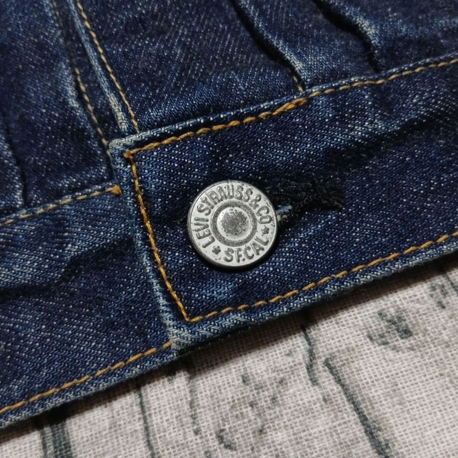 size 38】大戦 4つボタン 98年製 Levi's 71506XX ファースト 日本製 短