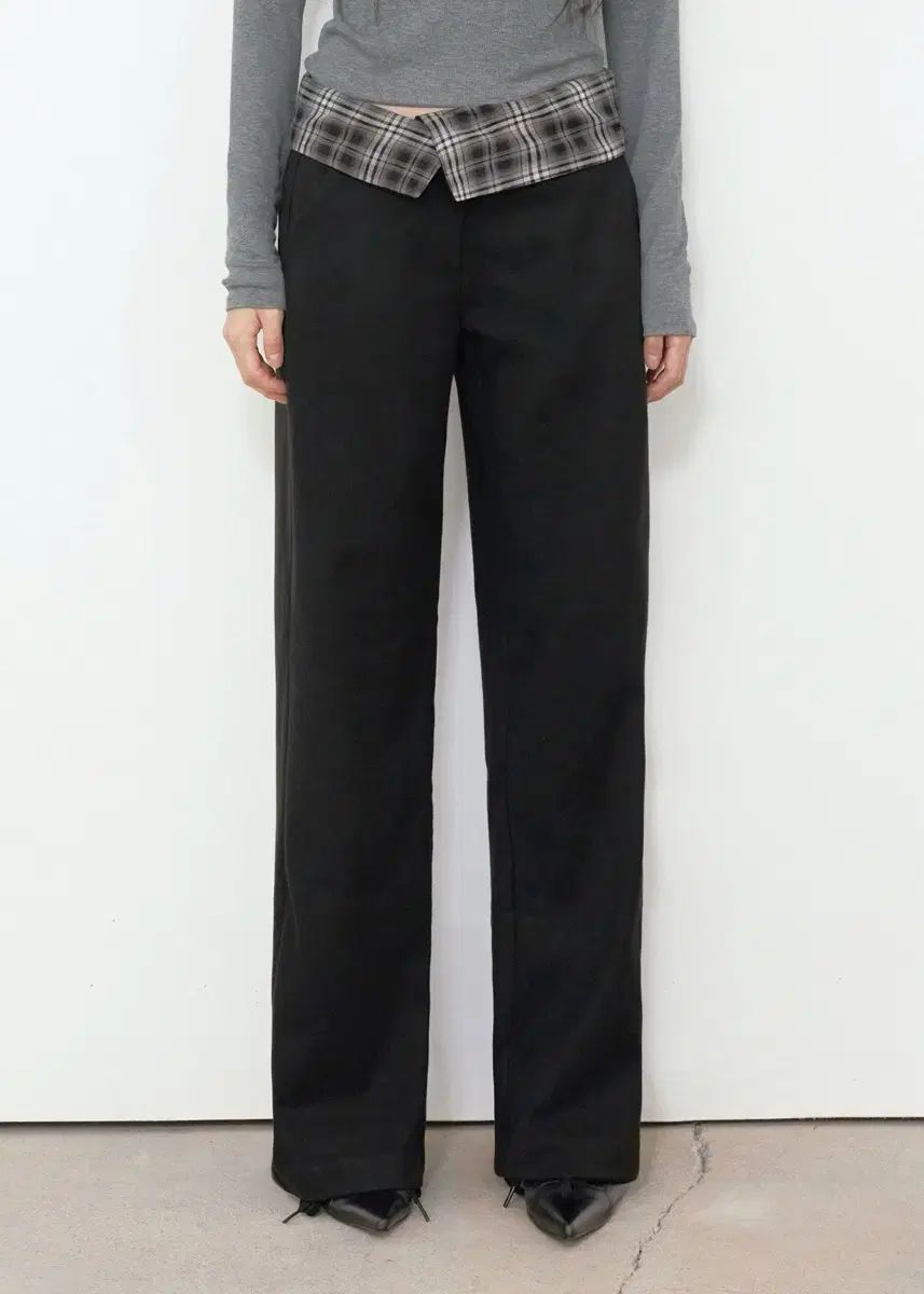 BOHEMSEO ボヘミアンソウル WAIST-FOLDED PANTS BLACK M