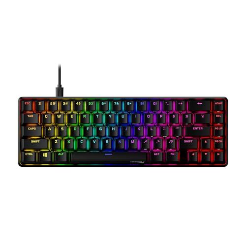 ☆新品☆HyperX Alloy Origins 65 小型 RGBメカニカルゲーミングキーボード HyperX Aqua軸 ゲーマー向け メーカー 2年保証 56R64AA#ABA 2abd2666