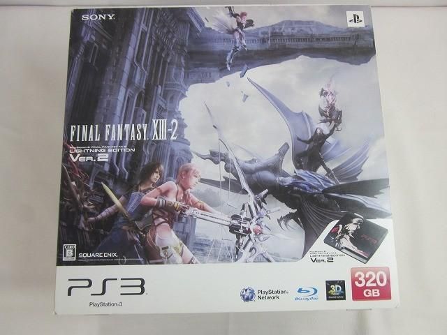 【まとめ売り 中古品】 ゲーム プレイステーション3 PS3本体 CEJH-10020 ファイナルファンタジーXIII-2 ライトニングエディション 動作品