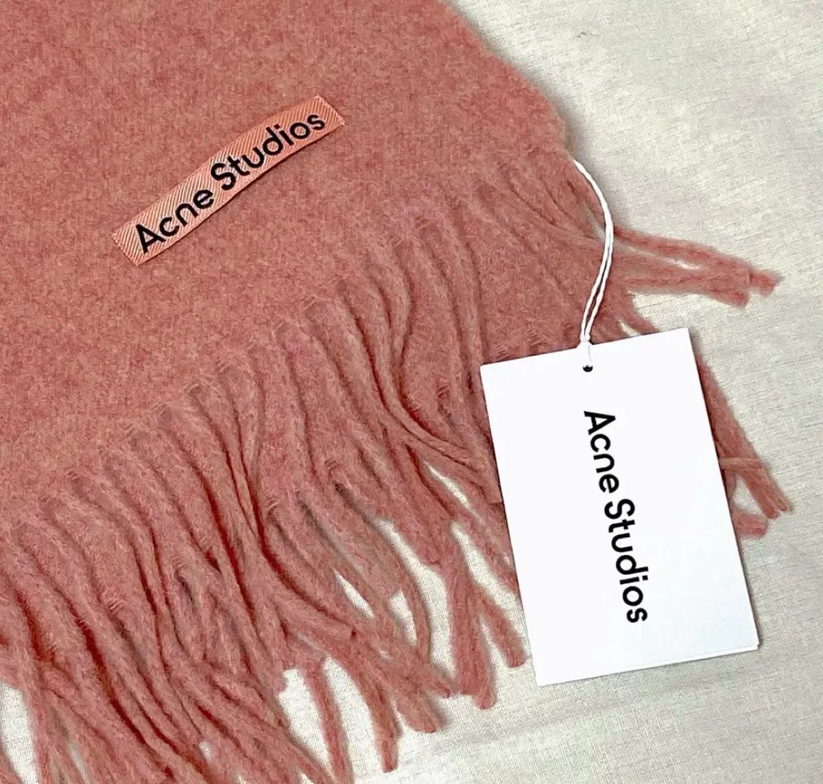 Acne Studios アクネストゥディオズ メランジ ウール マフラー ローズ