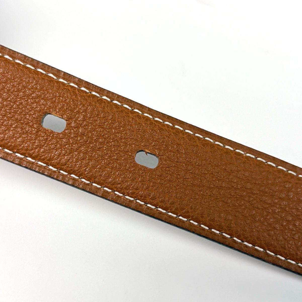 エルメス HERMES アピ リバーシブル ベルト □E ベルト レザー