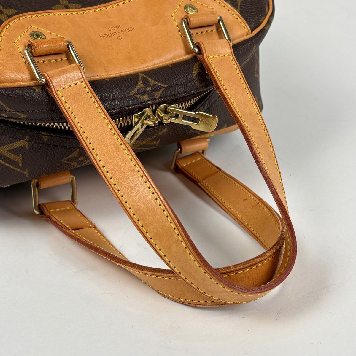 VUITTON エクスキュルシオン モノグラム シューズバッグ ハンドバッグ 