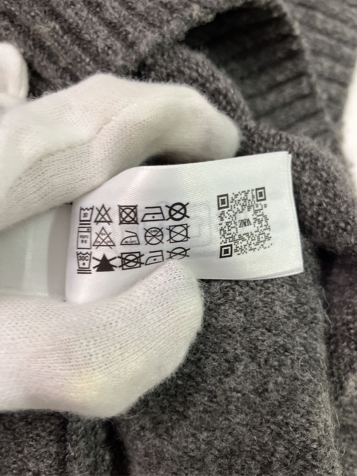 ZARA ザラ ベスト USA L グレー 無地-卸売 国内正規品