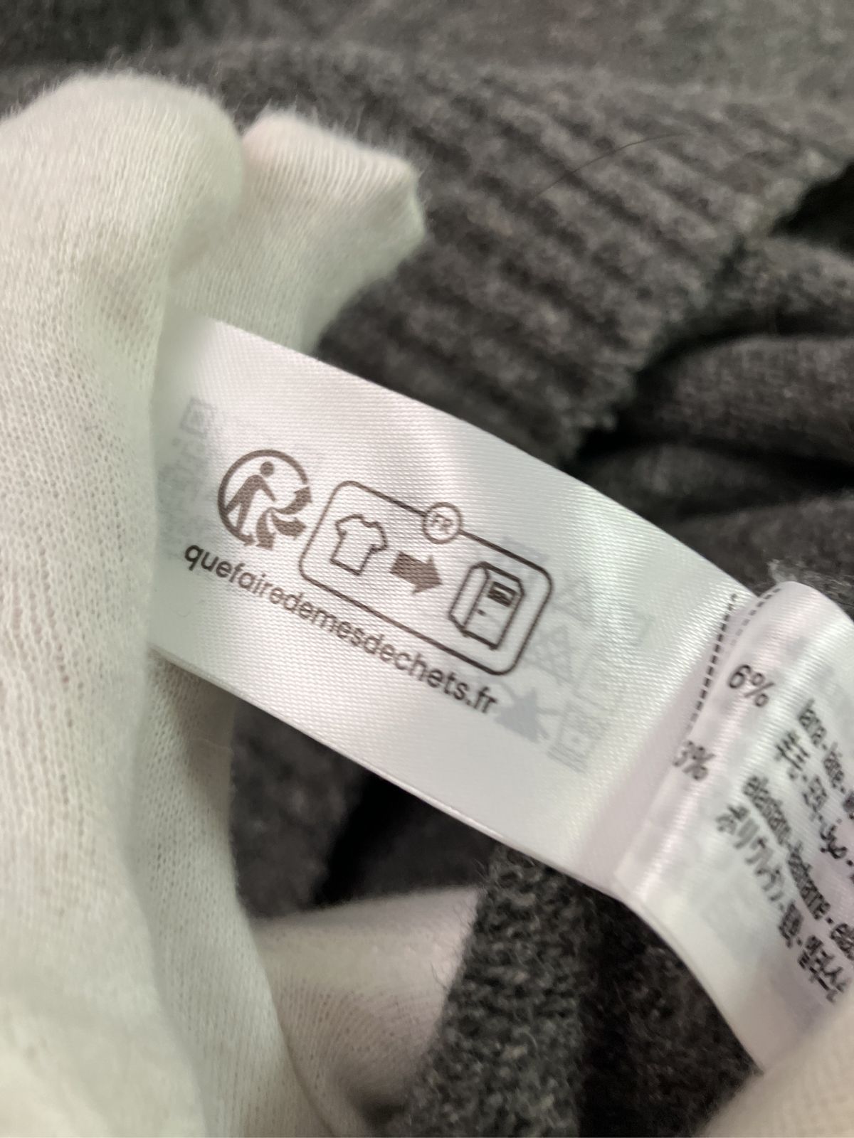 ZARA ザラ ベスト USA L グレー 無地-卸売 国内正規品