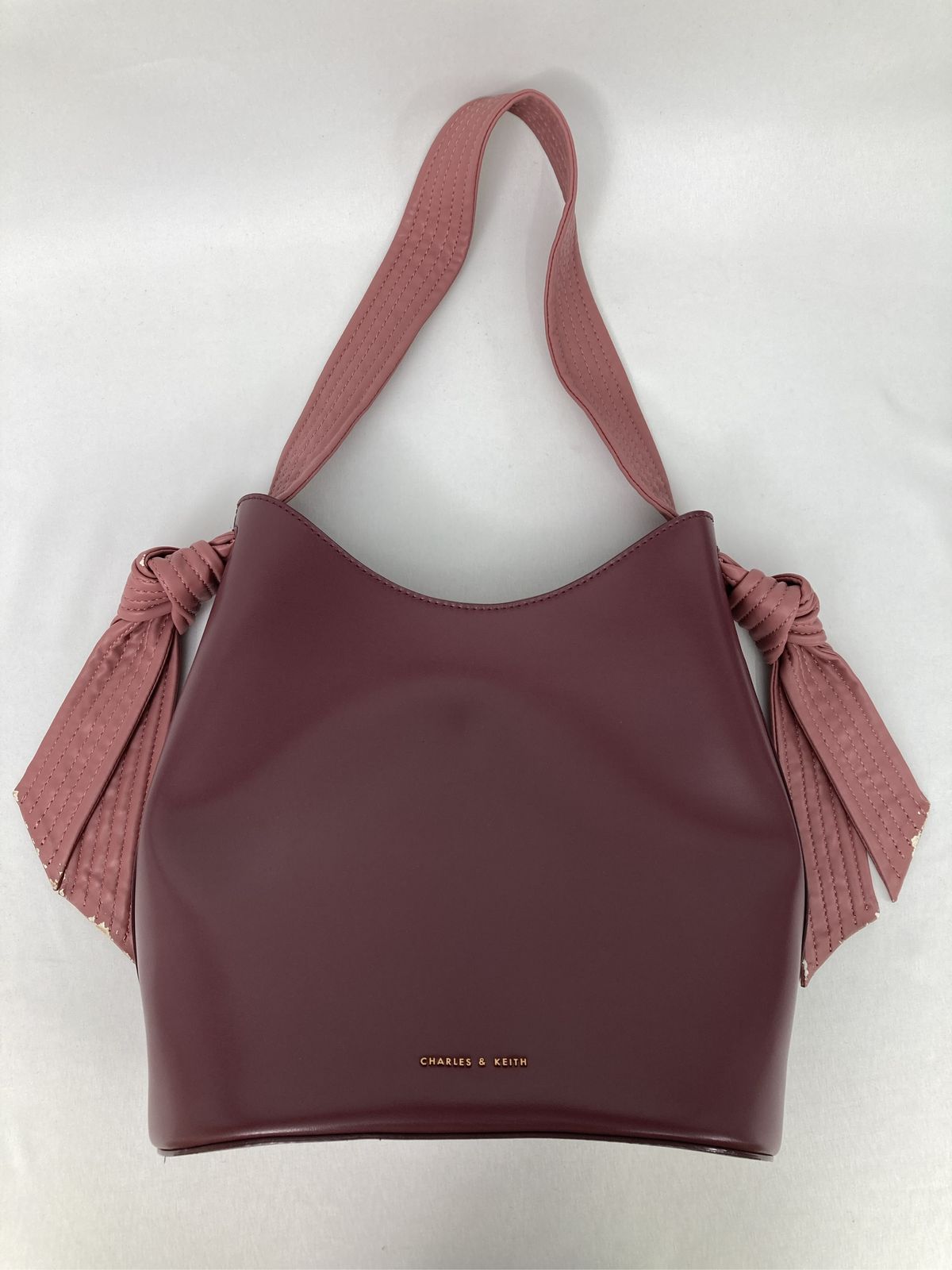 CHARLES & KEITH チャールズアンドキース ハンドバッグ レッド