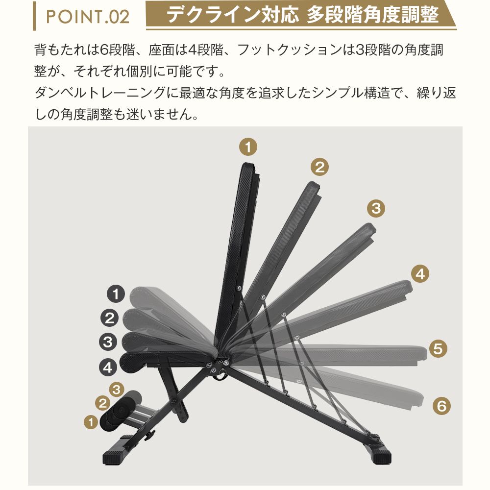 トレーニングベンチ 3WAYベンチ インクラインベンチ デクラインベンチ