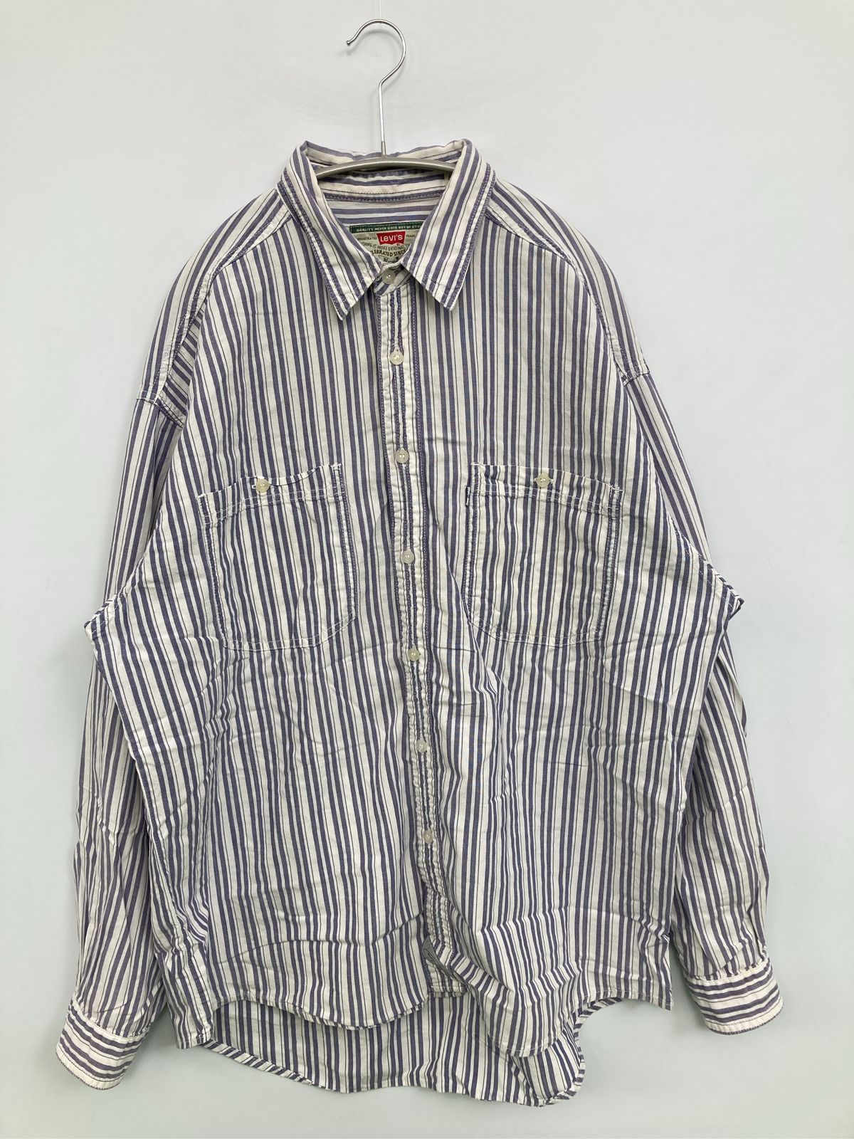 Levi's リーバイス シャツ/ブラウス L その他 コットン ストライプ柄 ミドル丈 長袖 レギュラーカラー 6,744円