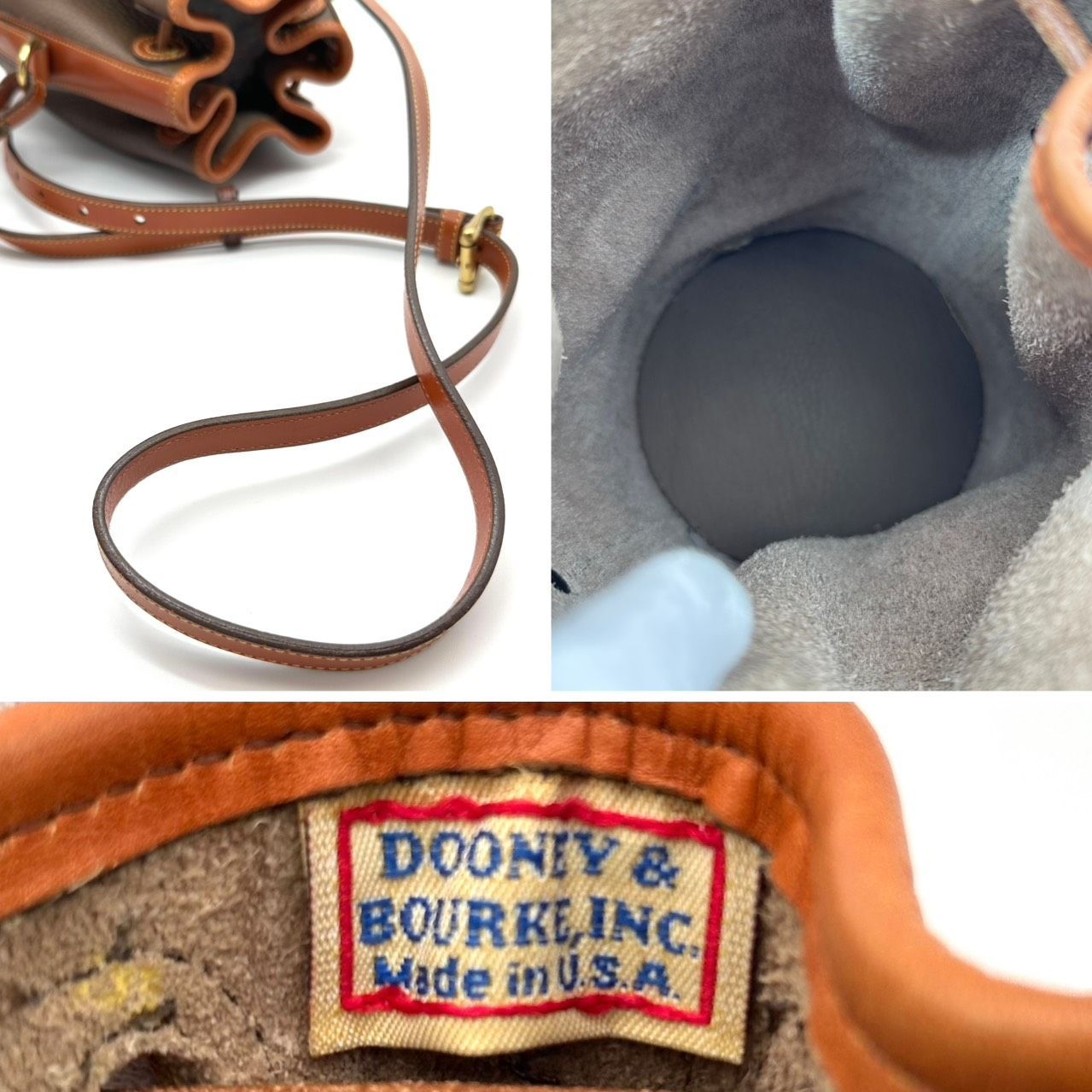 B5417】 DOONEY&BOURKE ドゥーニー＆バーク ショルダーバッグ レザー 