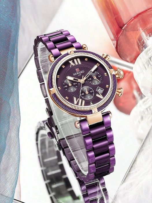 腕時計 レディース クォーツ 高級ファッション レディース クォーツ腕時計 ステンレススチールブレスレット 防水 ボックス付き エレガントでバーサタイル ビジネスとカジュアルウェアに 懐中時計型