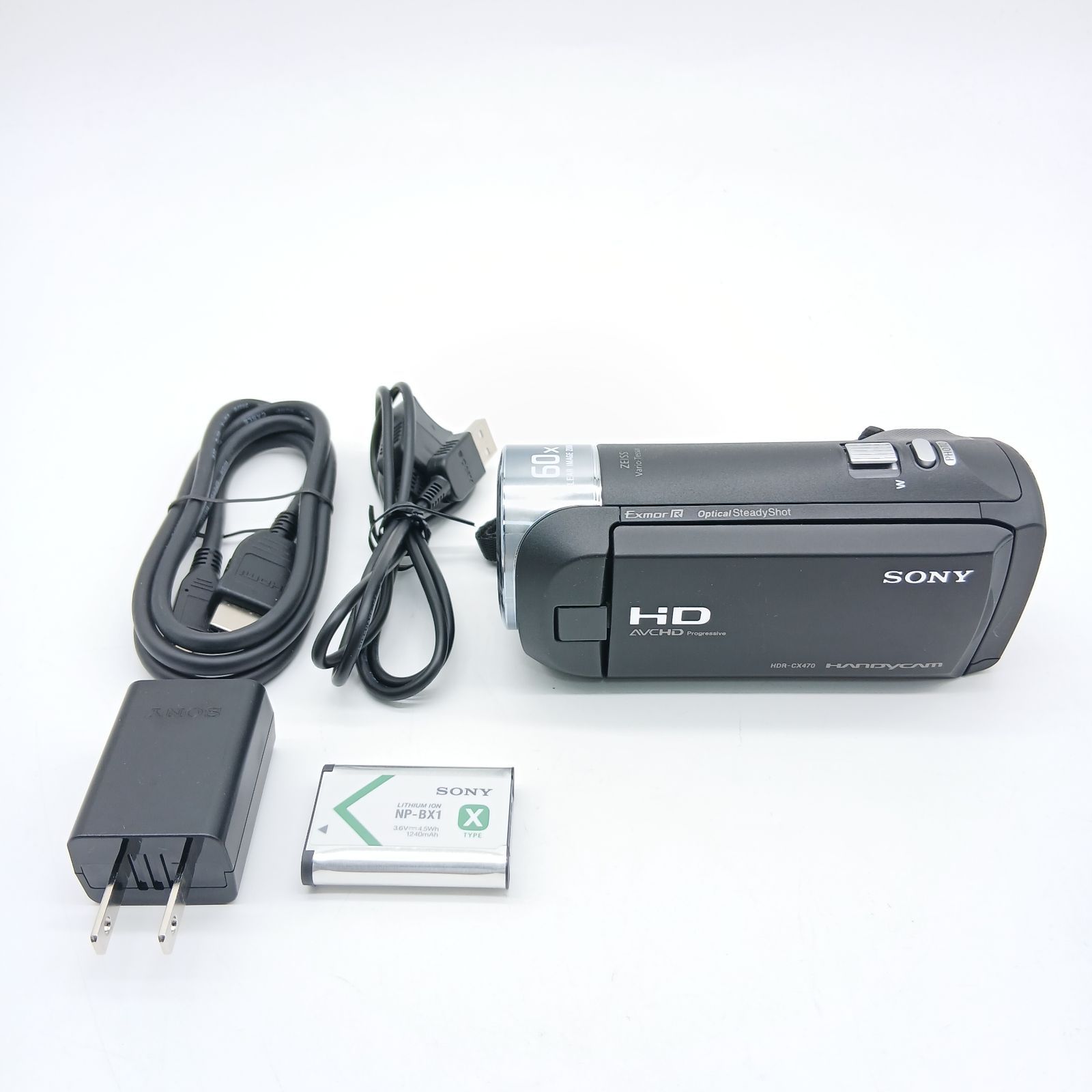 新品級 ★ SONY ビデオカメラ Handycam HDR-CX470 ブラック