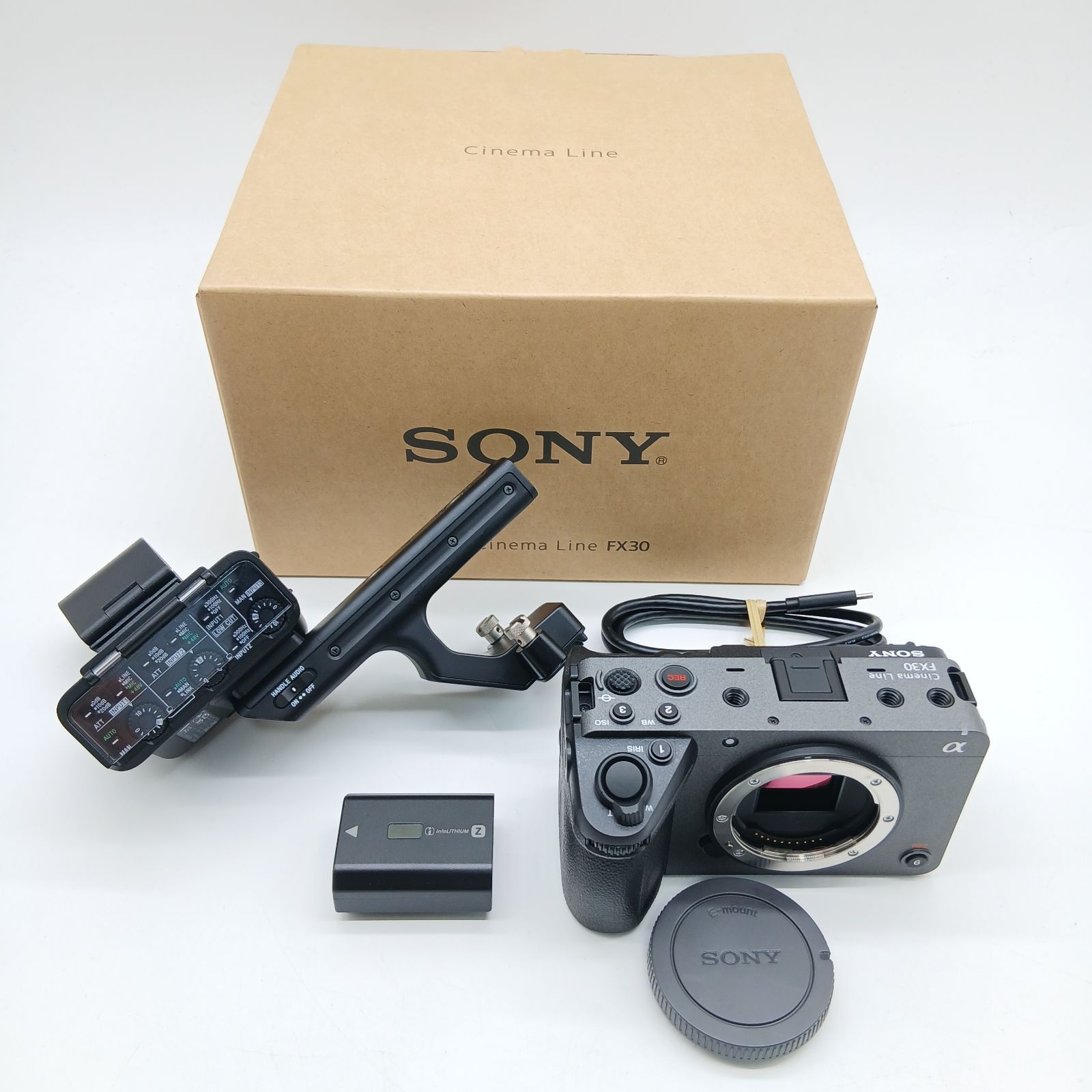 元箱付き！新品級 ☆ SONY ILME-FX30 XLRハンドルユニット同梱モデル 