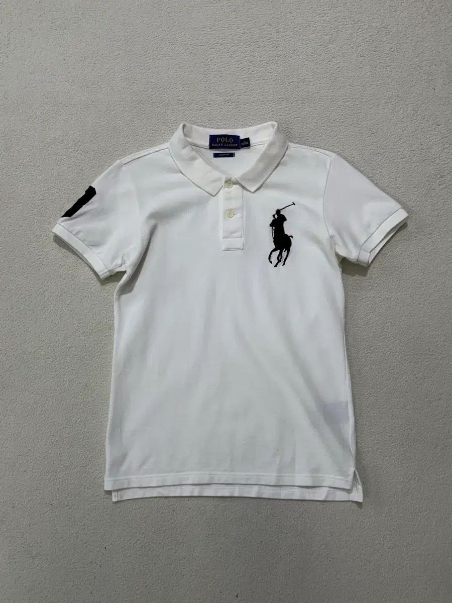 POLO RALPH LAUREN ポロラルフローレン チーフキーフ ビックポニー カラーTシャツ S 白