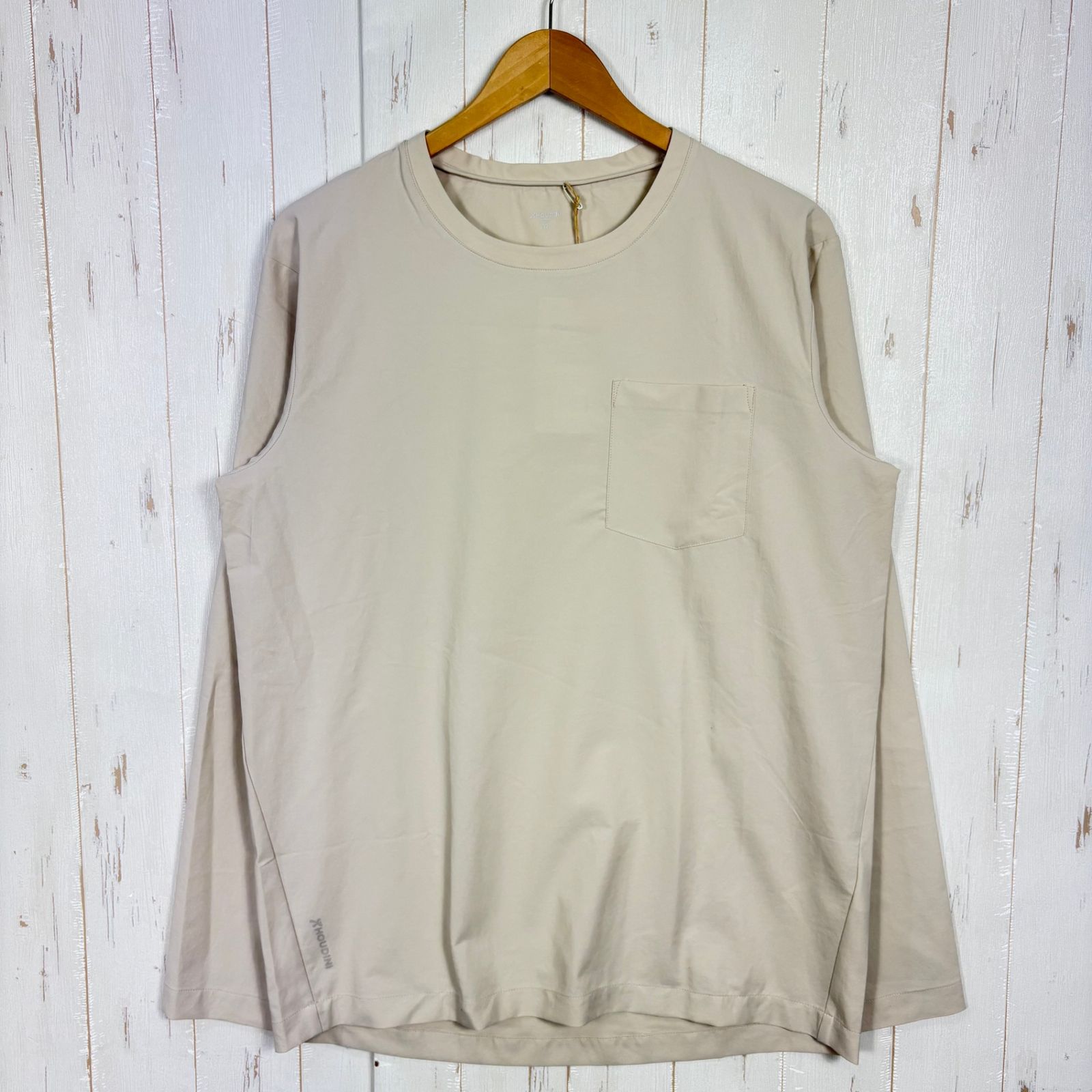 ✉️Men's L アイボリー系 Houdini ( フーディニ ) メンズ カバークルー ロングスリーブ M's Cover Crew Long Sleeve 258694 Foggy Mountain z00058229 Foggy Mou