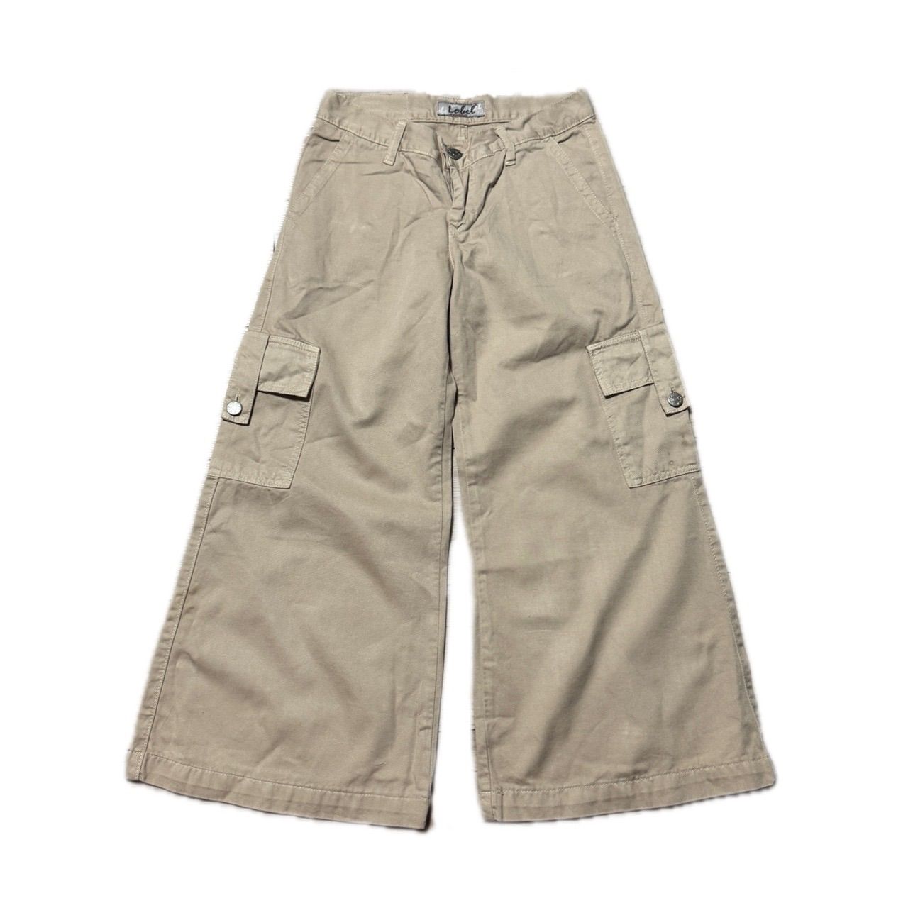 y2k Wide Leg Cargo Pants Khaki ワイドレッグ カーゴパンツ カーキ