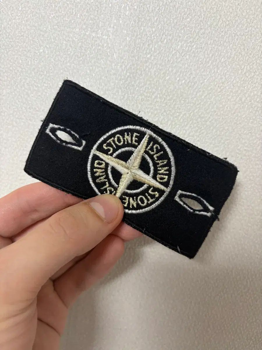 STONE ISLAND 白ワッペン