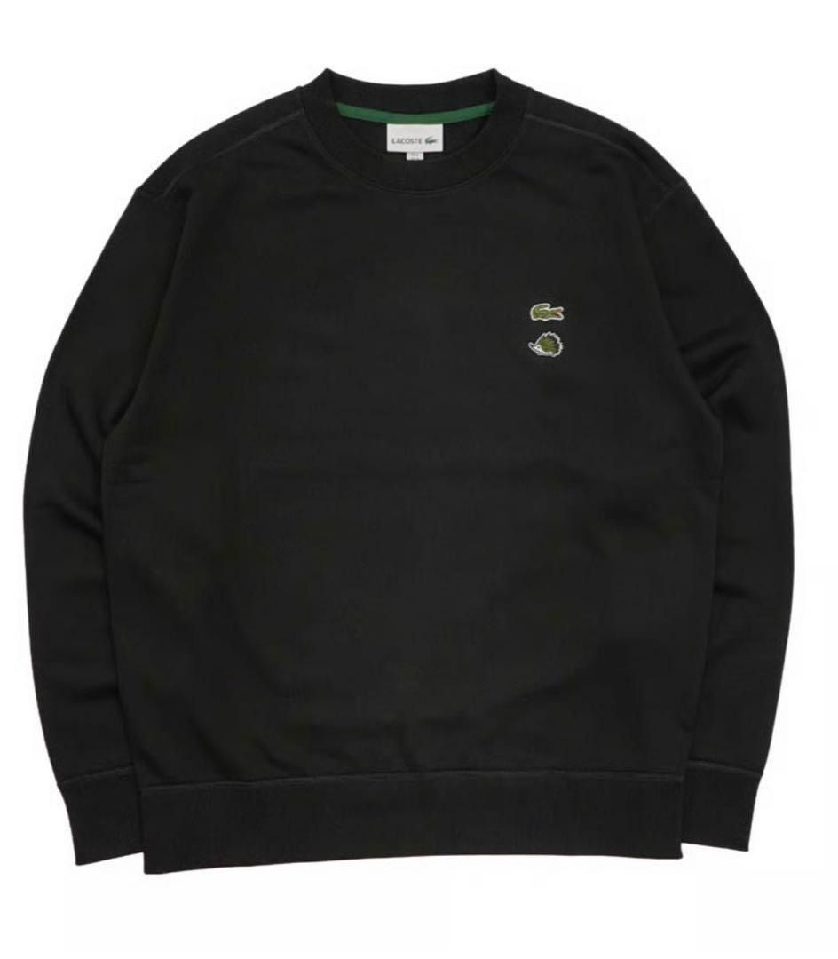 CLUBHAUS スウェット 新品未使用 CLUBHAUS x Lacoste Crew Sweat Navy ラコステ クラブ