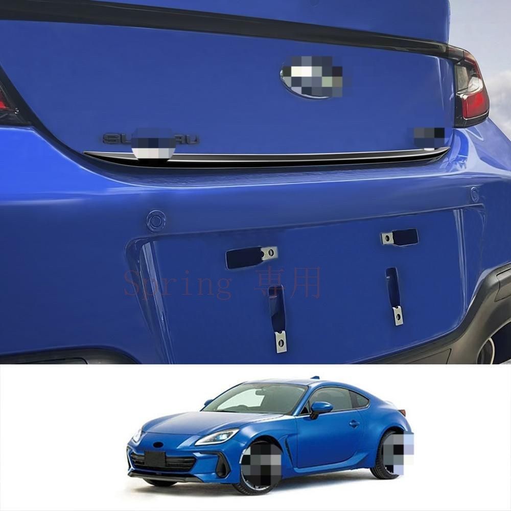 21年式スバルBRZ/ZD8専用後ろバンパーデコレーション【シルバー/ブラック/カーボン調】1点セットABS製 外装パーツ F