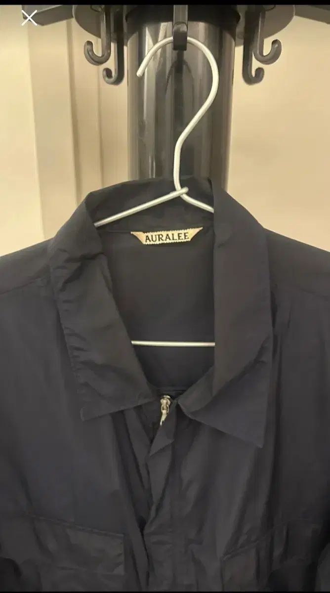 AURALEE オーラリー ネイビー シャツ ジャケット