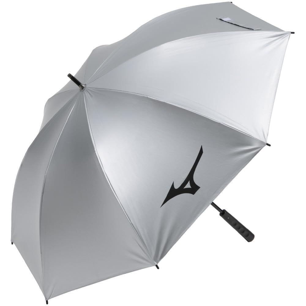 【新品】MIZUNO(ミズノ) 銀パラソル ユニセックス 65cm×8本骨 約410g 晴雨兼用 UVカット率99.9%以上 ゴルフ アウトドア 収納袋なし シルバー 5LJY2322 ead27c75