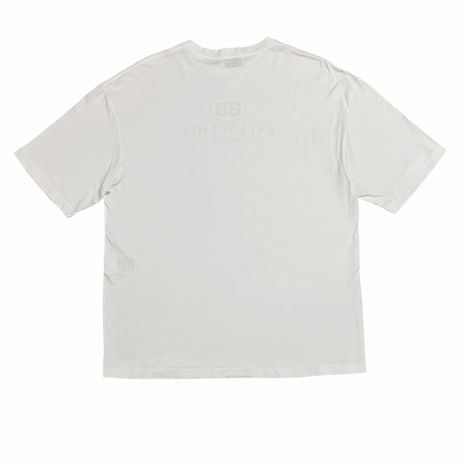 BALENCIAGA/S /ホワイト /BBロゴTシャツ /型番492258 - メルカリ