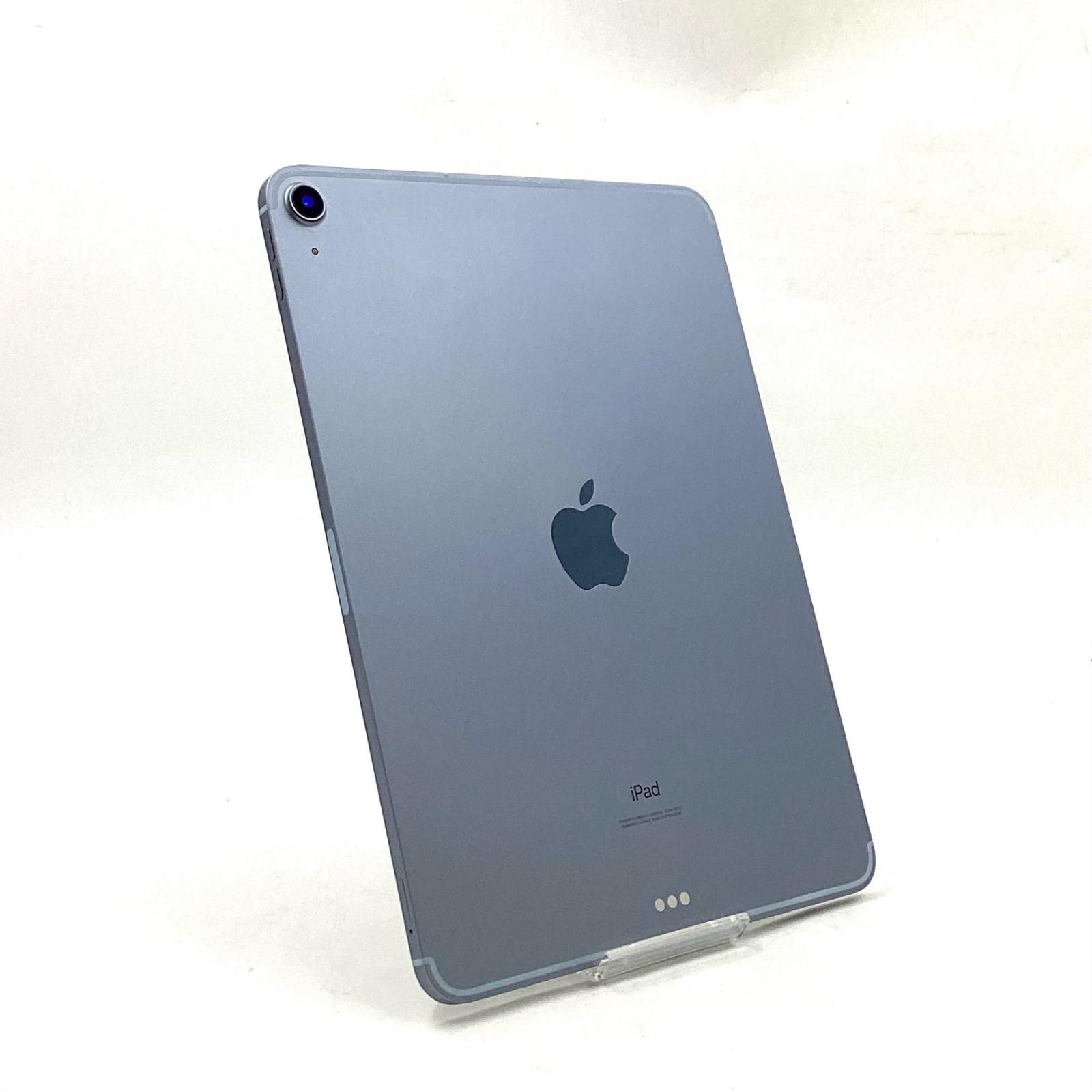 【全額返金保証】【最速発送】Apple iPad Air 10.9インチ 第4世代 256GB スカイブルー WiFi+Cellular SIMフリー 白ロム 美品 動作確認済
