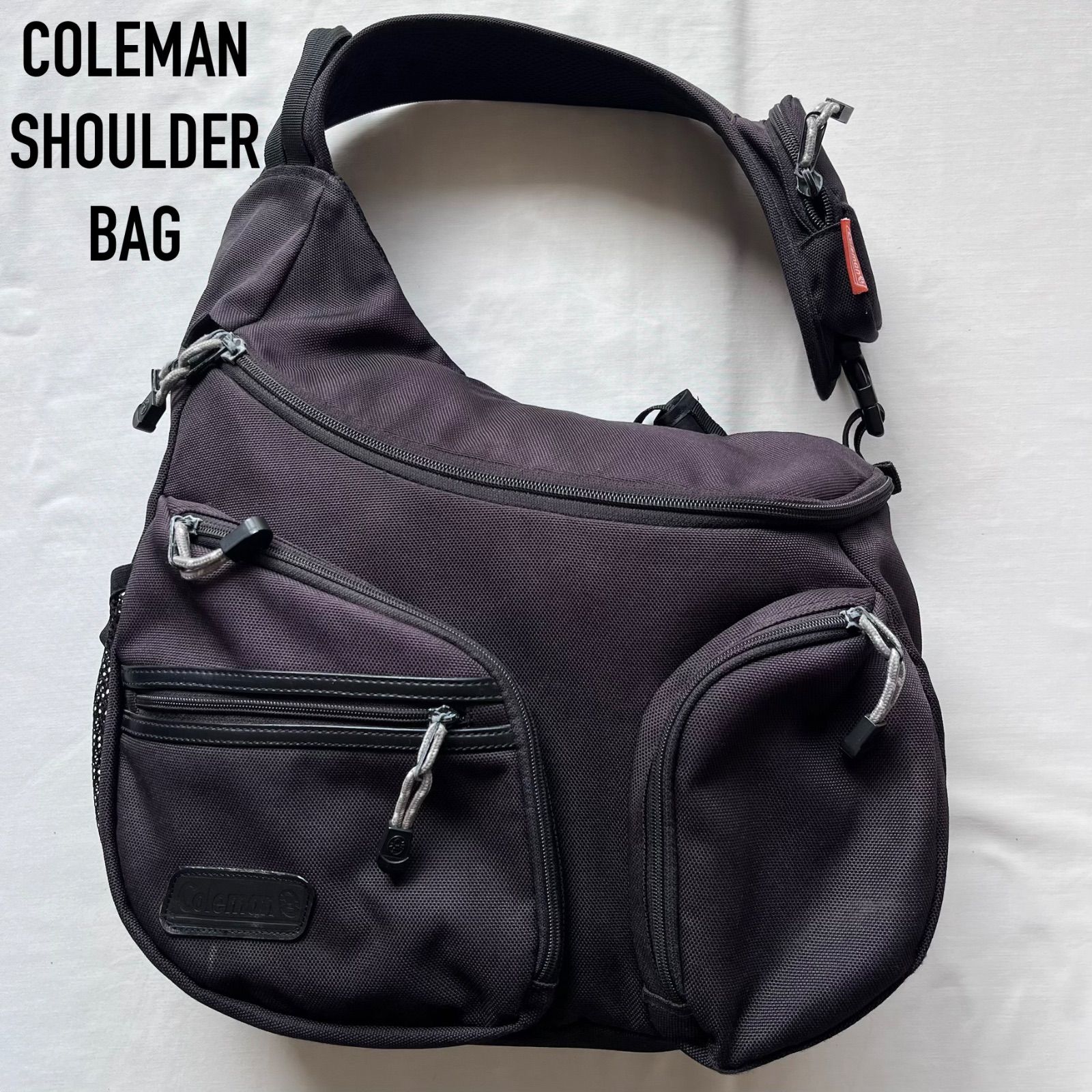 coleman コールマン　ショルダーバッグ　ワンショルダー　ブラック　Y2K