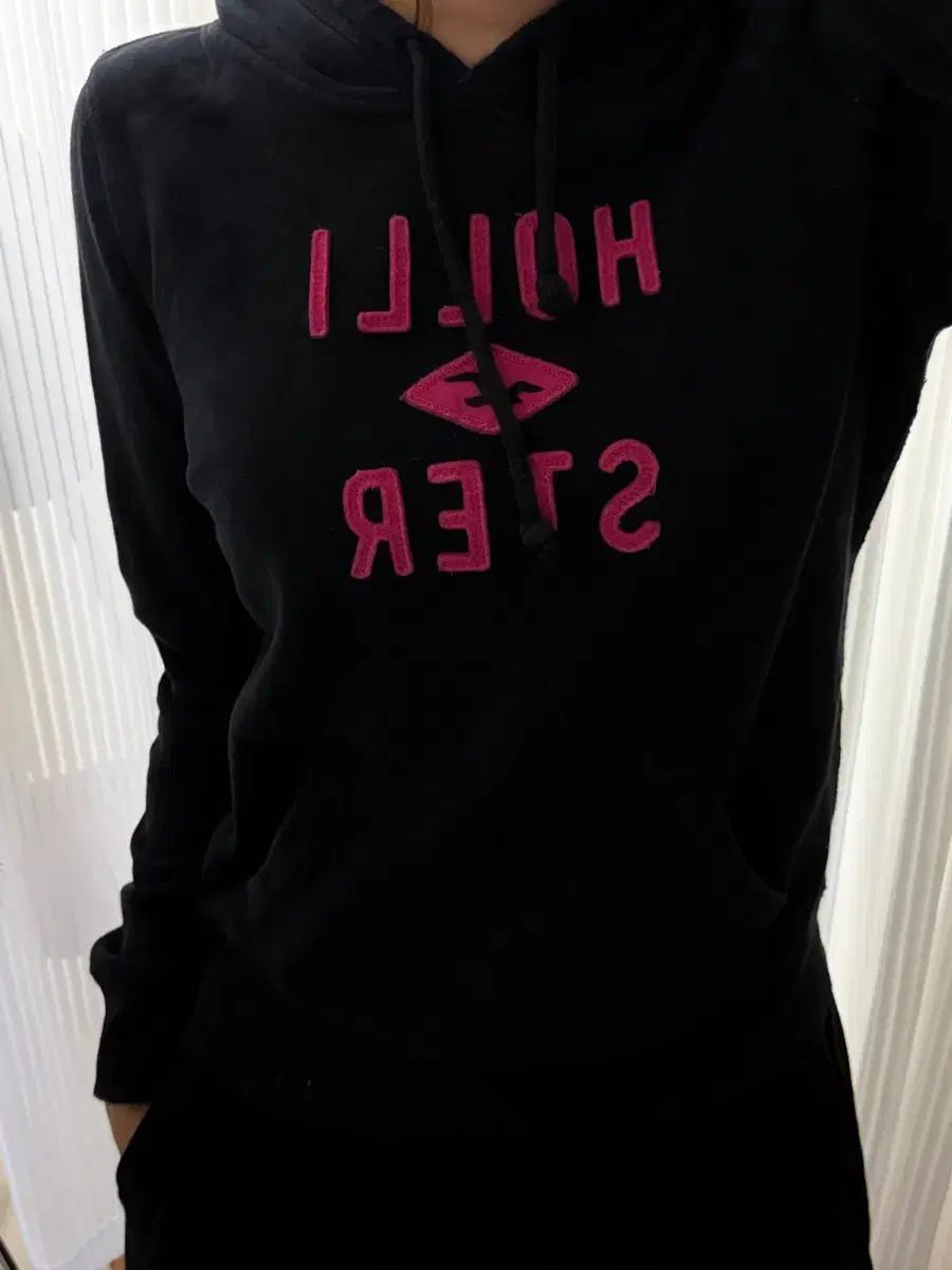 ホリスター ブラック フーディー Tシャツ M