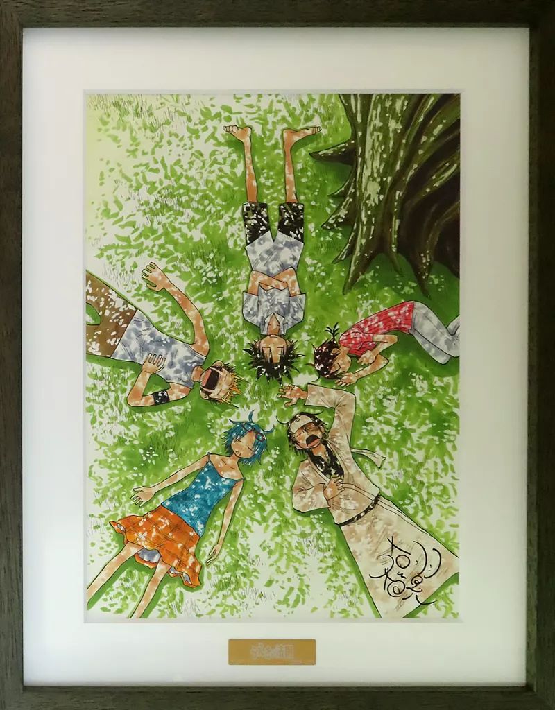 【中古】原画イラストボード うえきの法則 最高級複製原画