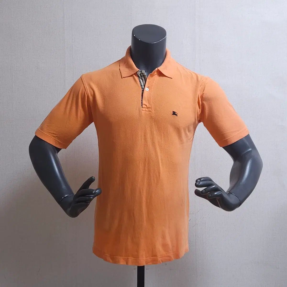 バーバリー オレンジ色 半袖 ポロTシャツ 95