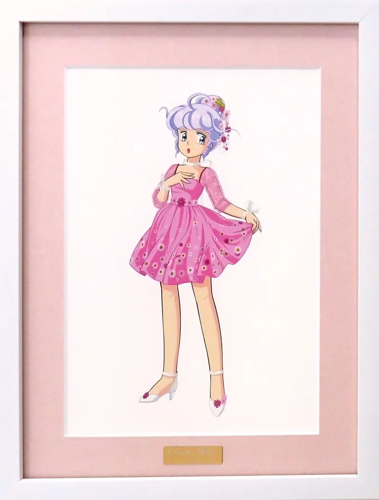 【中古】原画イラストボード 付属品付)魔法の天使クリィミーマミ 四季のフラワードレスVer. キャラファイングラフ