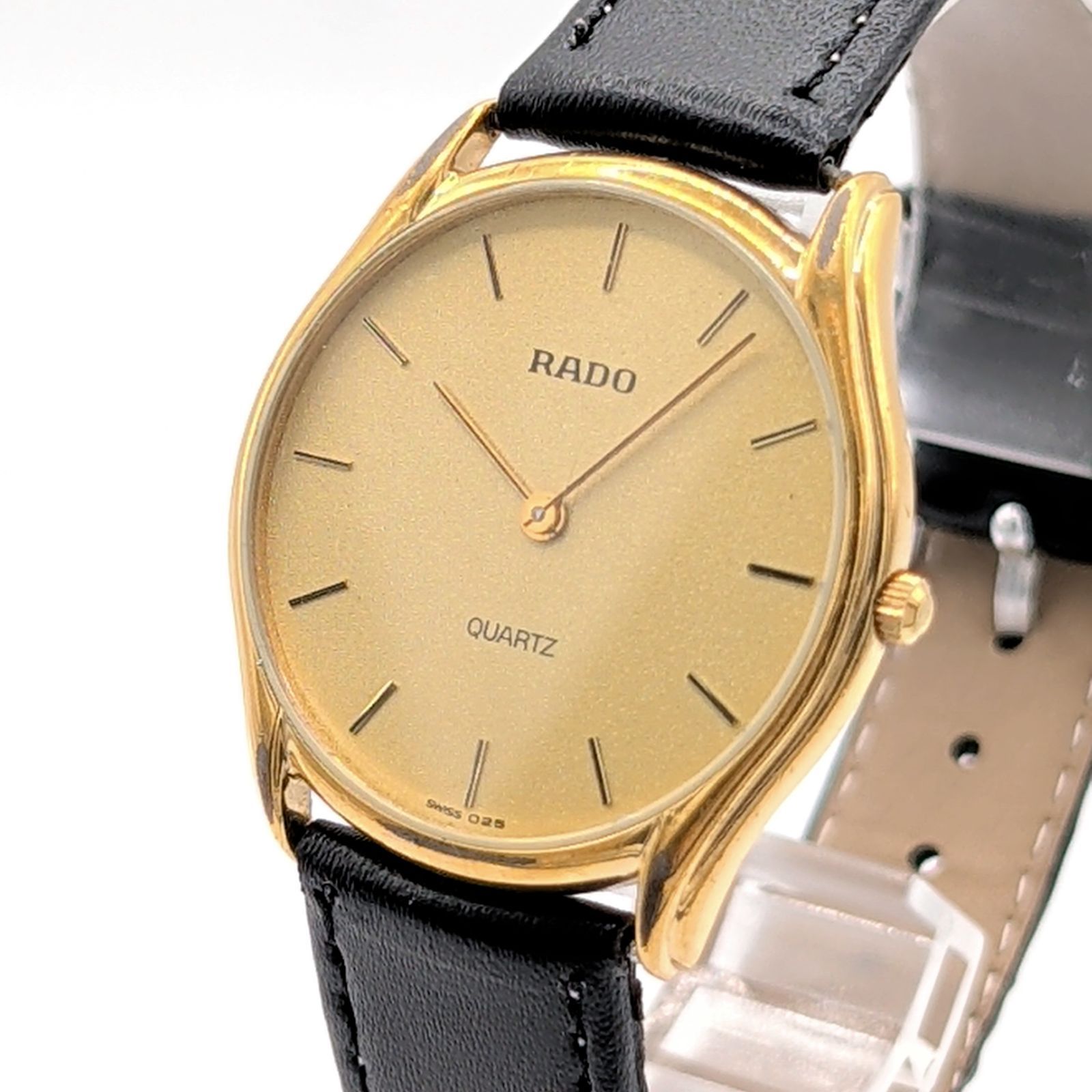 RADO 121.5336.2 Watch Quarts Ladies Round Gold dial Y2K 00S Vintage ラドー 時計 クオーツ レディース ラウンド ゴールド ゴールド文字盤 ヴィンテージ 稼働品